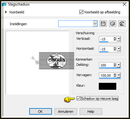 Effecten - 3D-Effecten - Slagschaduw