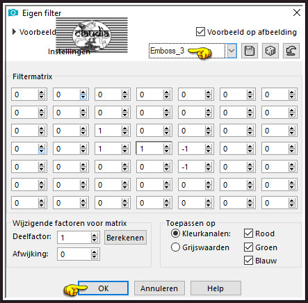 Effecten - Eigen filter - Emboss_3