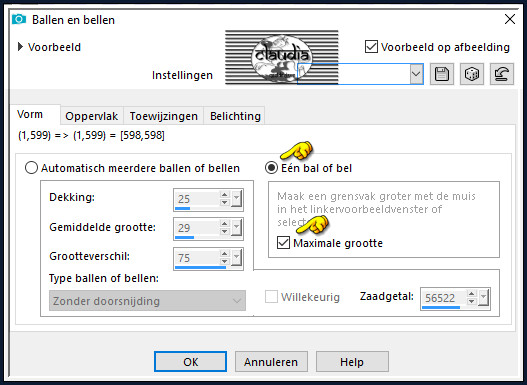 Effecten - Artistieke effecten - Ballen en bellen