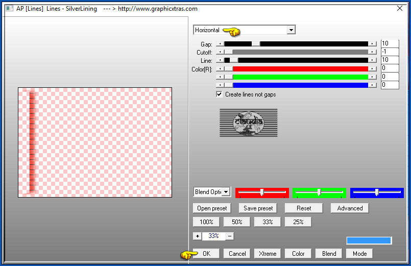 Effecten - Insteekfilters - AP [Lines] - Lines - SilverLining