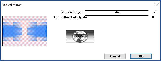 Effecten - Insteekfilters - GraphicsPlus - Vertical Mirror 