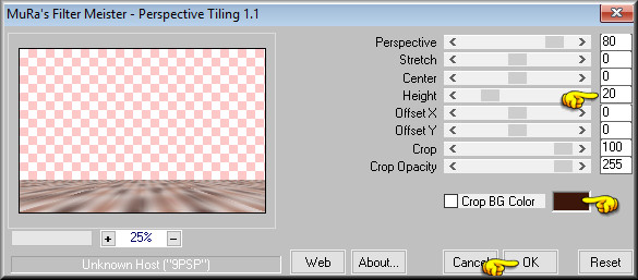 Effecten - Insteekfilters - MuRa's Meister - Perspective Tiling