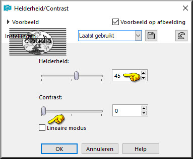 Aanpassen - Helderheid en Contrast - Helderheid/Contrast