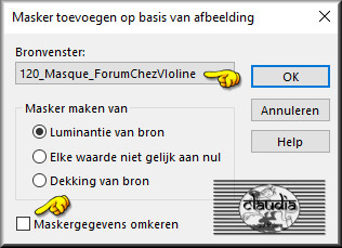 Lagen - Nieuwe maskerlaag - Uit afbeelding