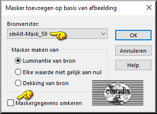 Lagen - Nieuwe maskerlaag - Uit afbeelding