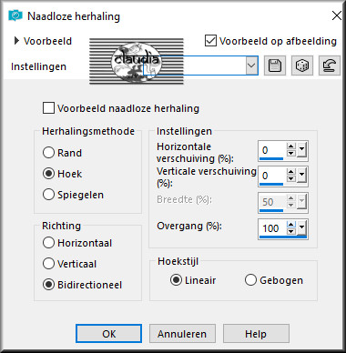 Effecten - Afbeeldingseffecten - Naadloze herhaling