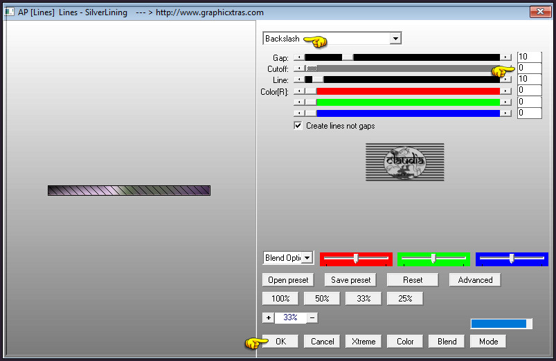 Effecten - Insteekfilters - AP [Lines] - Lines - SilverLining