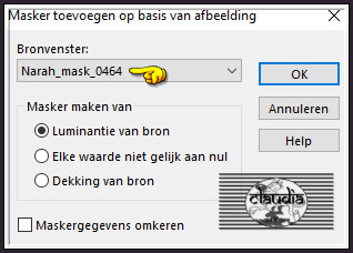 Lagen - Nieuwe maskerlaag - Uit afbeelding