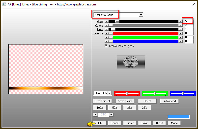 Effecten - Insteekfilters - AP [Lines] - Lines - SilverLining