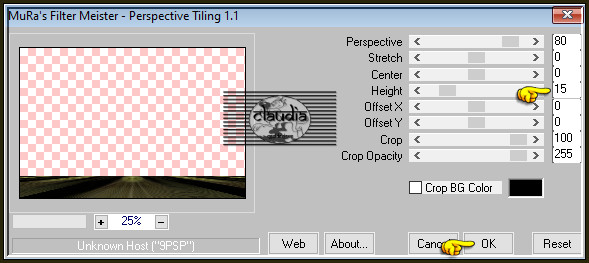 Effecten - Insteekfilters - MuRa's Meister - Perspective Tiling