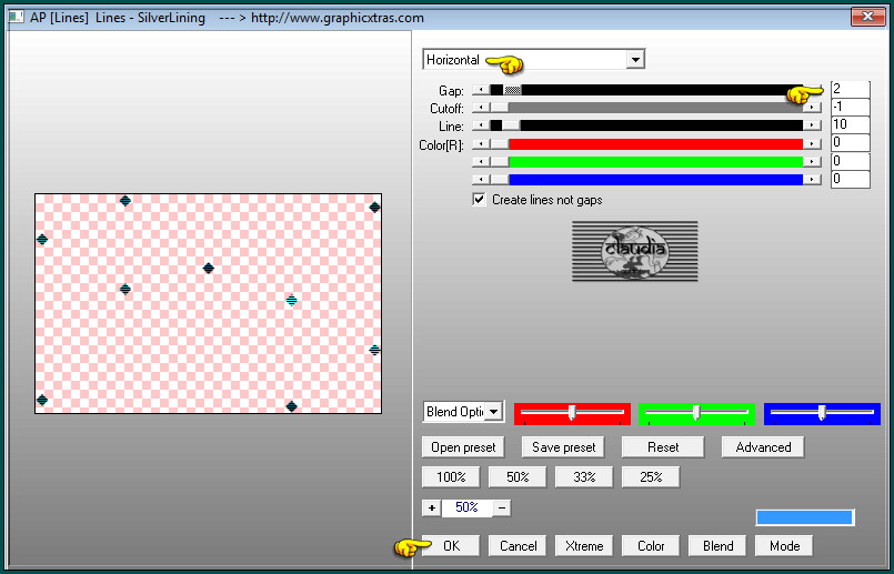 Effecten - Insteekfilters - AP [Lines] - Lines - SilverLining 