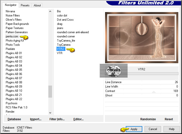 Effecten - Insteekfilters - <I.C.NET Software> - Filters Unlimited 2.0 - penta.com - VTR 2