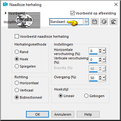 Effecten - Afbeeldingseffecten - Naadloze herhaling