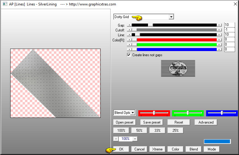 Effecten - Insteekfilters - AP [Lines] - Lines - SilverLining