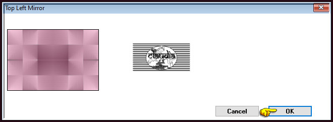 Effecten - Insteekfilters - Simple - Top Left Mirror :