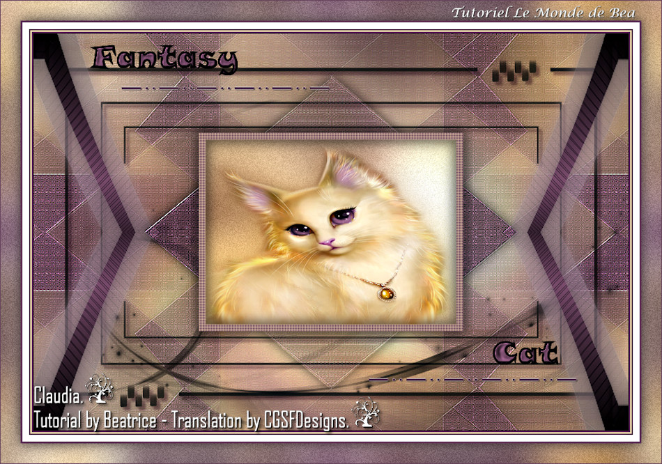 Les : Fantasy Cat van Beatrice