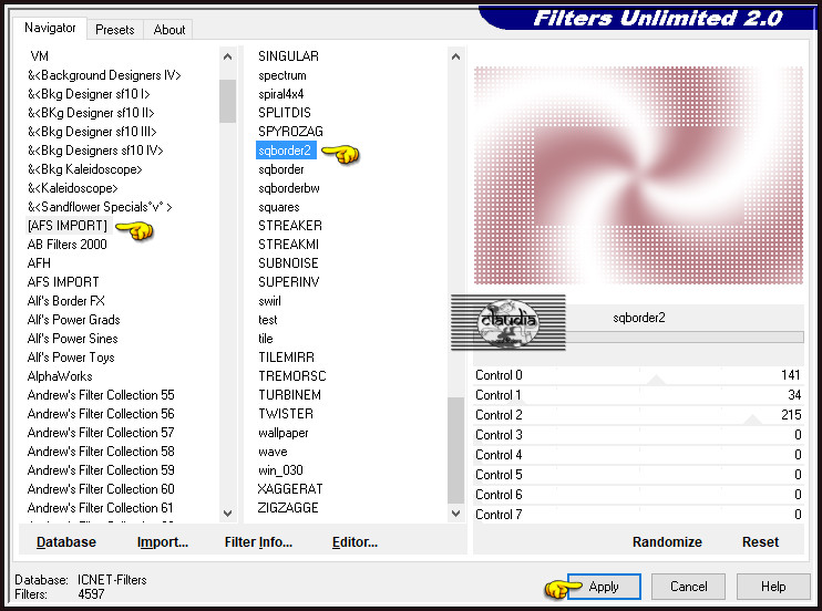 Effecten - Insteekfilters - <I.C.NET Software> - Filters Unlimited 2.0 - [AFS IMPORT] - sqborder2 