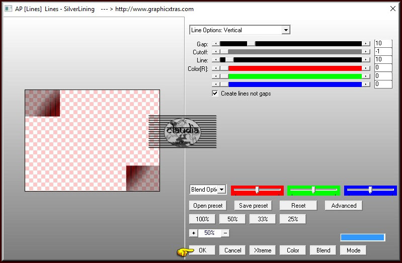 Effecten - Insteekfilters - AP [Lines] - Lines - SilverLining 