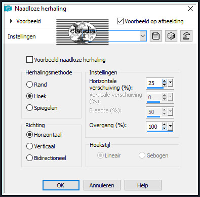 Effecten - Afbeeldingseffecten - Naadloze herhaling