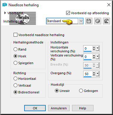 Effecten - Afbeeldingseffecten - Naadloze herhaling