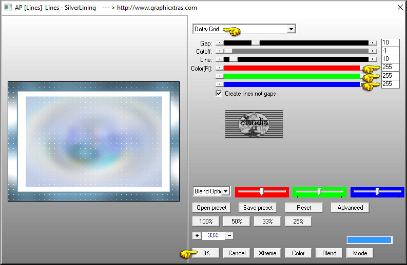 Effecten - Insteekfilters - AP [Lines] - Lines - SilverLining