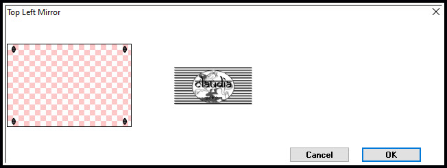Effecten - Insteekfilters - Simple - Top Left Mirror