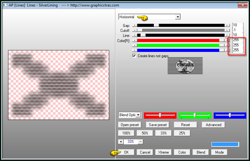 Effecten - Insteekfilters - AP [Lines] - Lines - SilverLining :