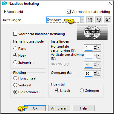 Effecten - Afbeeldingseffecten - Naadloze herhaling