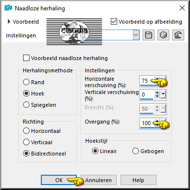 Effecten - Afbeeldingseffecten - Naadloze herhaling