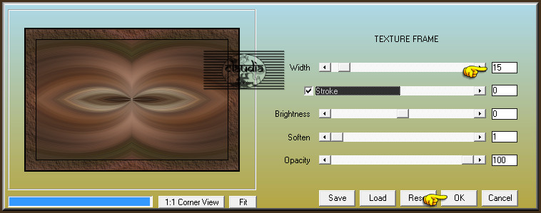 Effecten - Insteekfilters - AAA Frames - Texture Frame