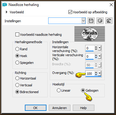 Effecten - Afbeeldingseffecten - Naadloze herhaling