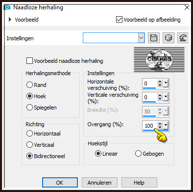 Effecten - Afbeeldingseffecten - Naadloze herhaling