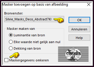 Lagen - Nieuwe maskerlaag - Uit afbeelding :