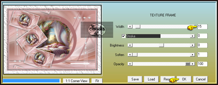 Effecten - Insteekfilters - AAA Frames - Texture Frame :