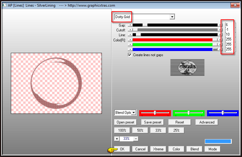 Effecten - Insteekfilters - AP [Lines] - Lines - SilverLining :