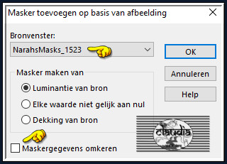 Lagen - Nieuwe maskerlaag - Uit afbeelding