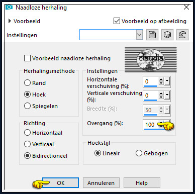 Effecten - Afbeeldingseffecten - Naadloze herhaling