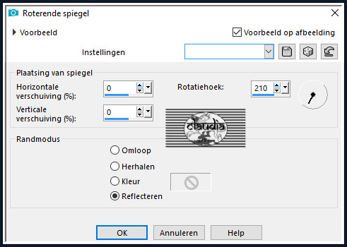 Effecten - Reflectie-Effecten - Roterende spiegel