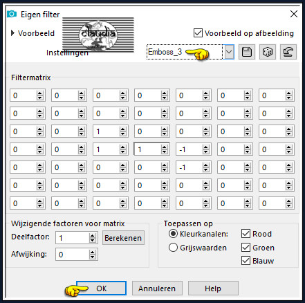 Effecten - Eigen filter - Emboss_3 