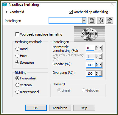 Effecten - Afbeeldingseffecten - Naadloze herhaling