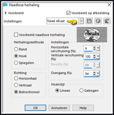 Effecten - Afbeeldingseffecetn - Naadloze herhaling