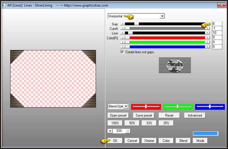 Effecten - Insteekfilters - AP [Lines] - Lines - SilverLining