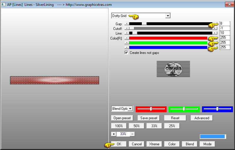 Effecten - Insteekfilters - AP [Lines] - Lines - SilverLining