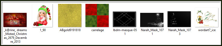 Inhoud materialen map