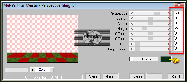 Effecten - Insteekfilters - MuRa's Meister - Perspective Tiling