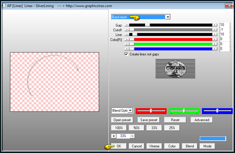 Effecten - Insteekfilters - AP [Lines] - Lines - SilverLining