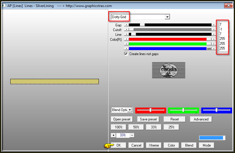 Effecten - Insteekfilters - AP [Lines] - Lines - SilverLining