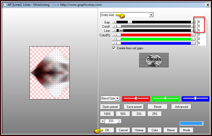 Effecten - Insteekfilters - AP [Lines] - Lines - SilverLining