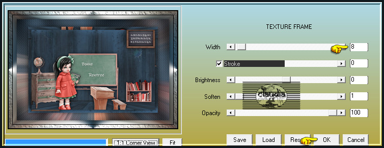 Effecten - Insteekfilters - AAA Frames - Texture Frame :