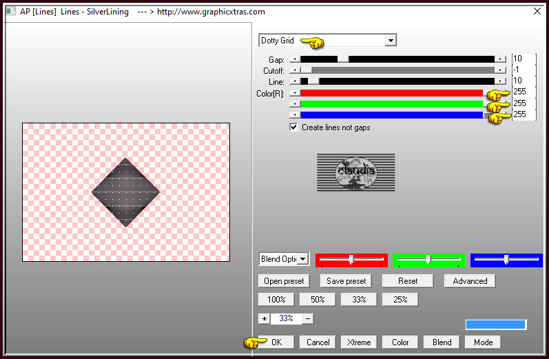 Effecten - Insteekfilters - AP [Lines] - Lines - SilverLining